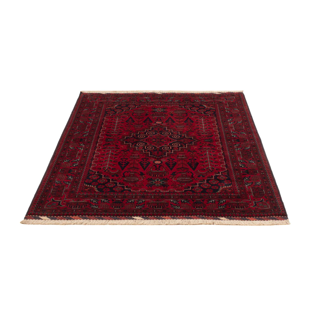 Afghan Teppich - Royal - 148 x 104 cm - rot - Image 5
