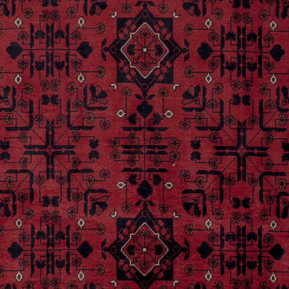 Afghan Teppich - Royal - 193 x 149 cm - rot - Image 2