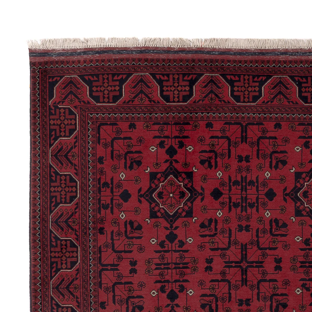 Afghan Teppich - Royal - 193 x 149 cm - rot - Image 3