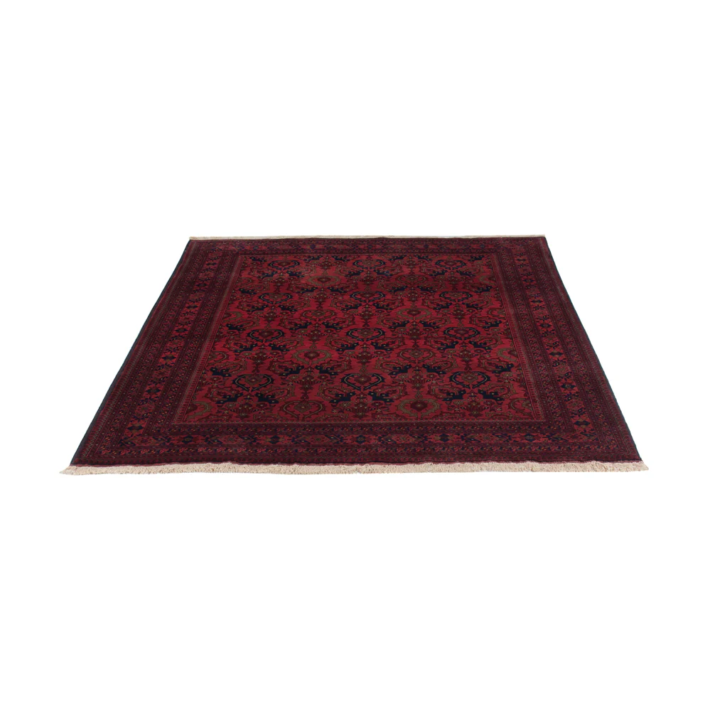 Afghan Teppich - Royal - 195 x 152 cm - rot - Image 6