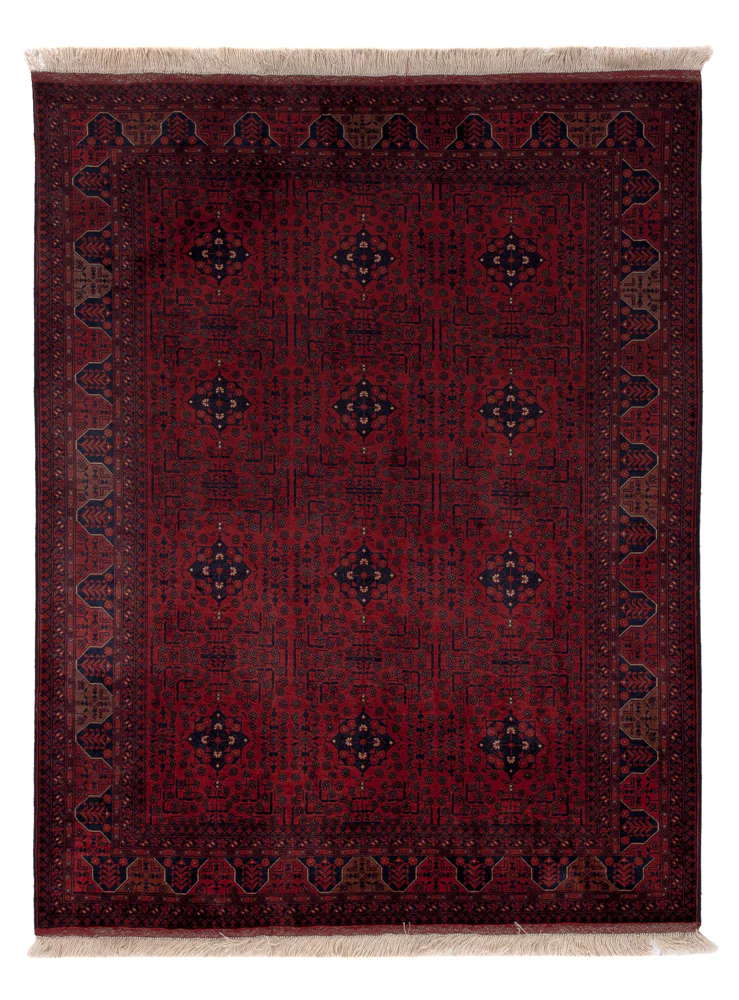 Afghan Teppich 196x151cm - Orientteppich