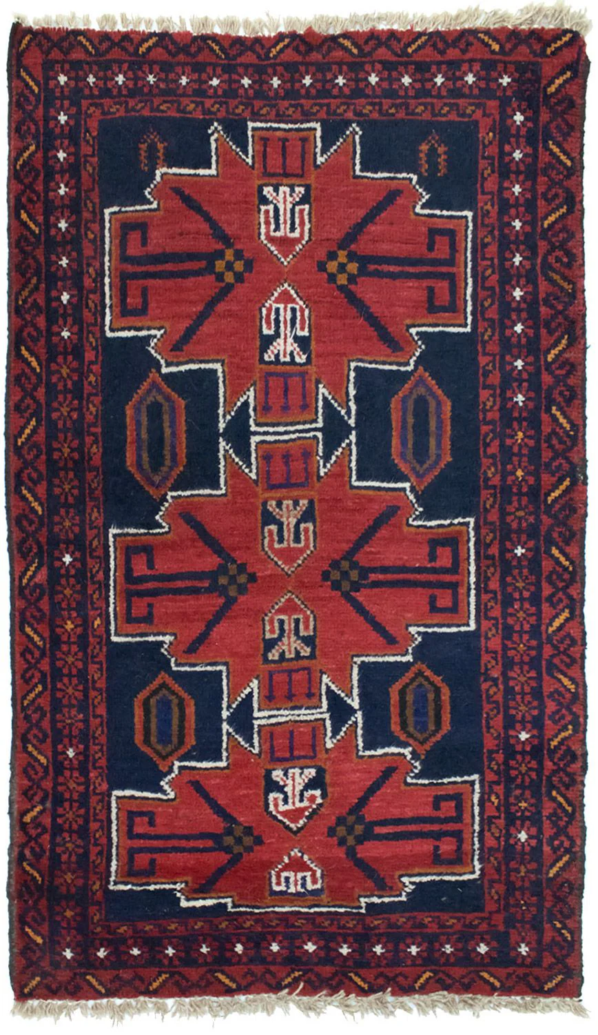 Belutsch Teppich 122x77cm - Orientteppich