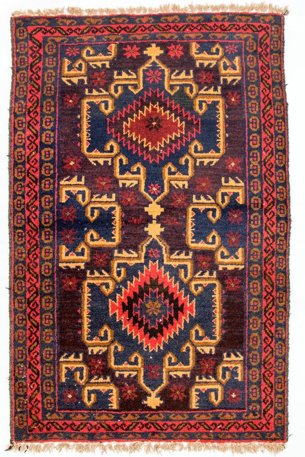 Belutsch Teppich 129x77cm - Orientteppich