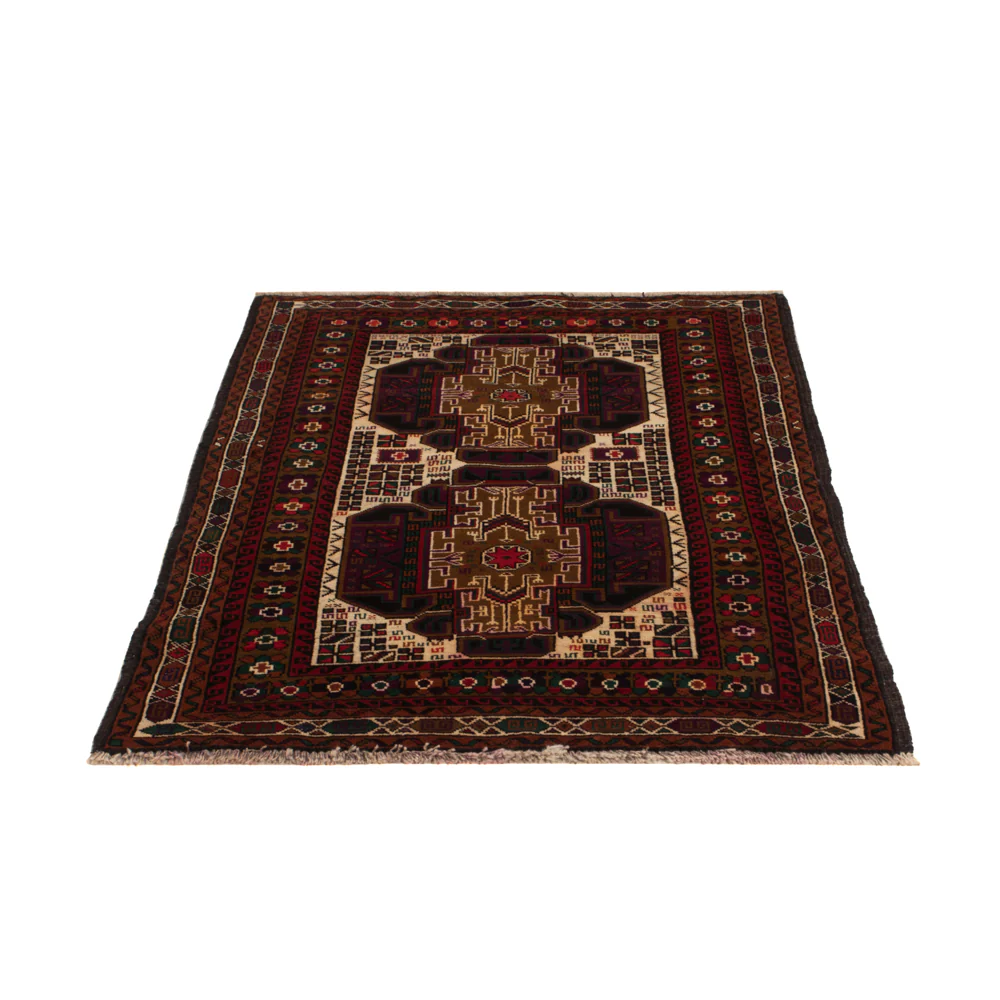 Belutsch Teppich - 134 x 84 cm - mehrfarbig - Image 5