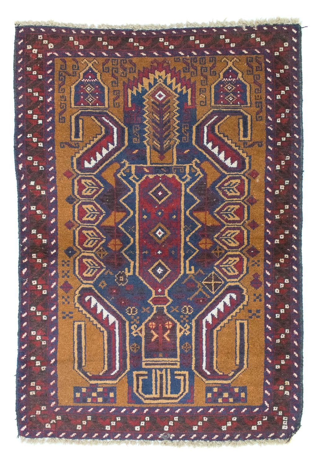 Belutsch Teppich 136x89cm - Orientteppich