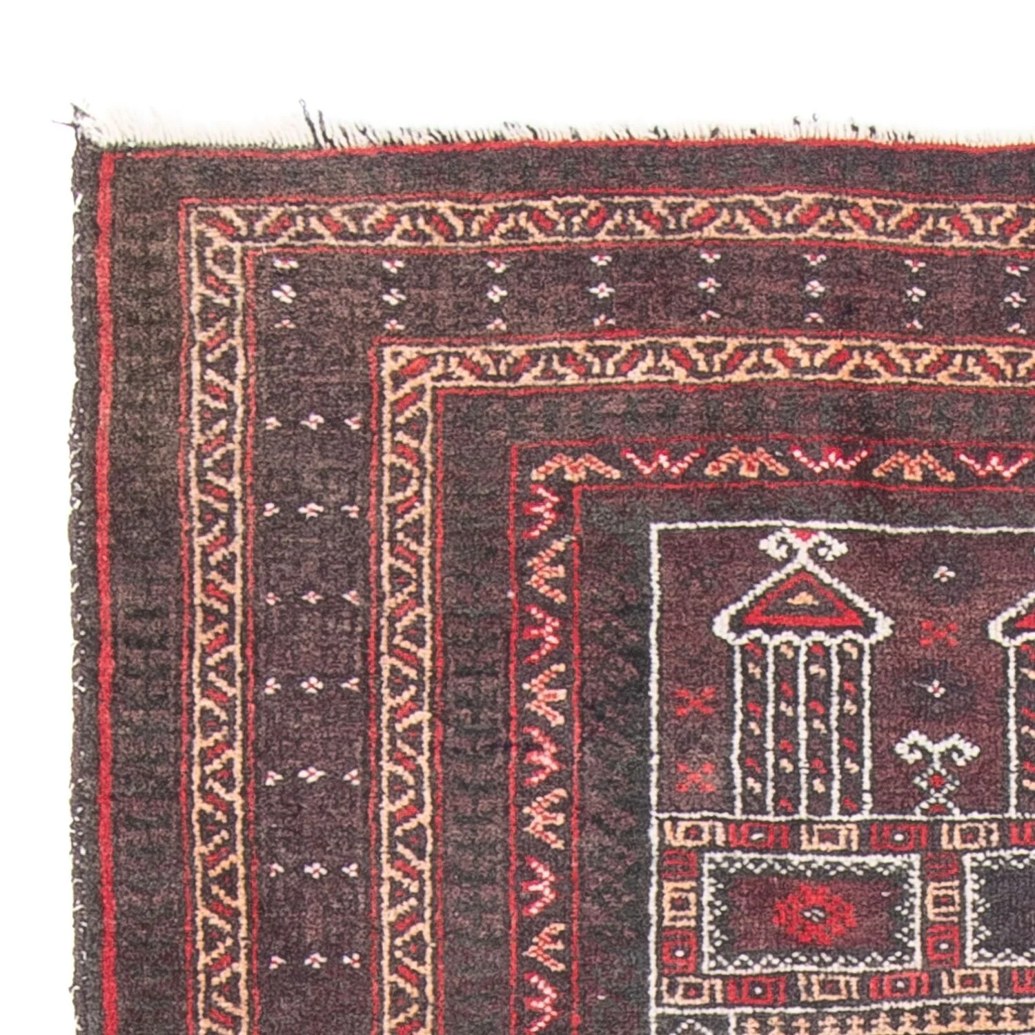 Belutsch Teppich - 136 x 90 cm - mehrfarbig - Image 3