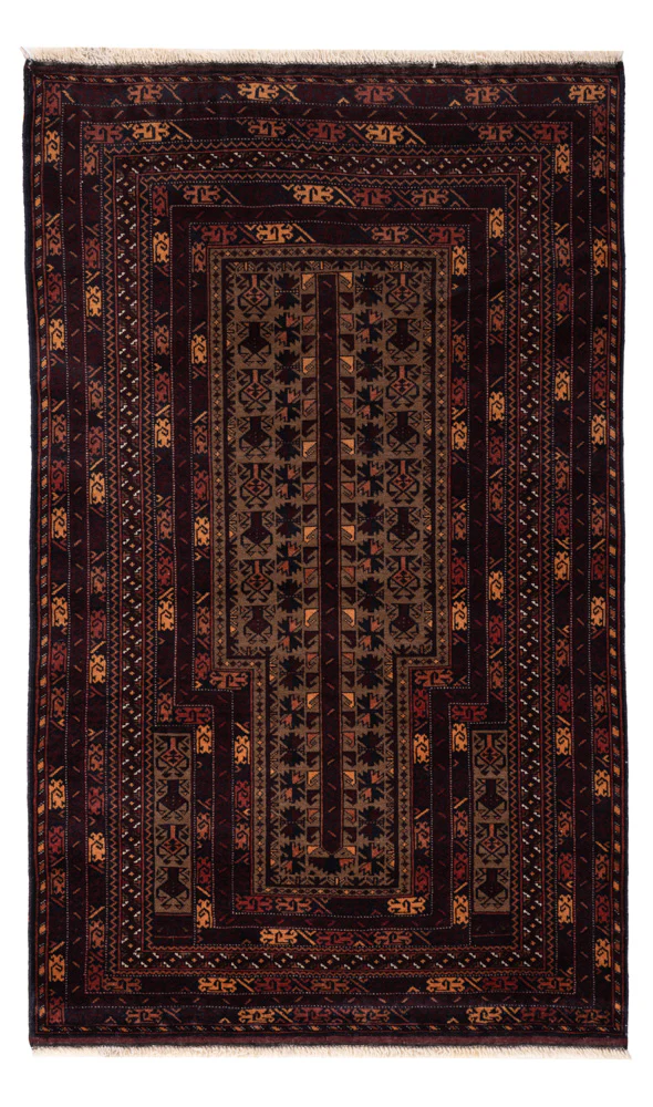 Belutsch Teppich - 140 x 90 cm - mehrfarbig