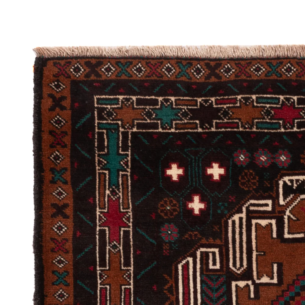 Belutsch Teppich - 140 x 90 cm - mehrfarbig - Image 3