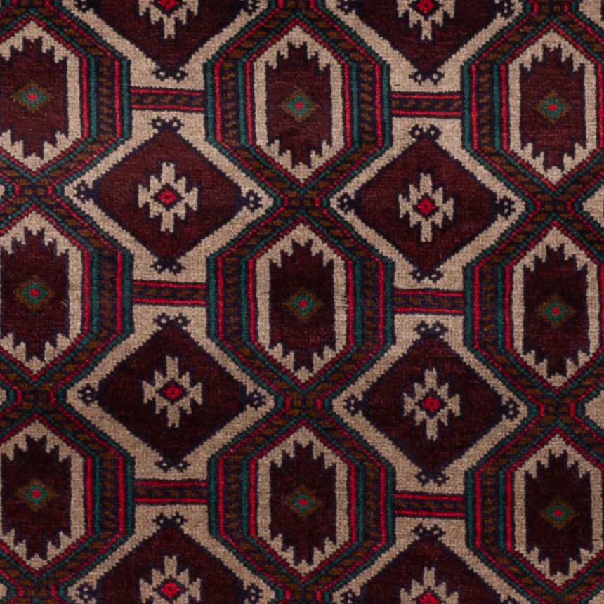Belutsch Teppich - 140 x 90 cm - mehrfarbig - Image 2
