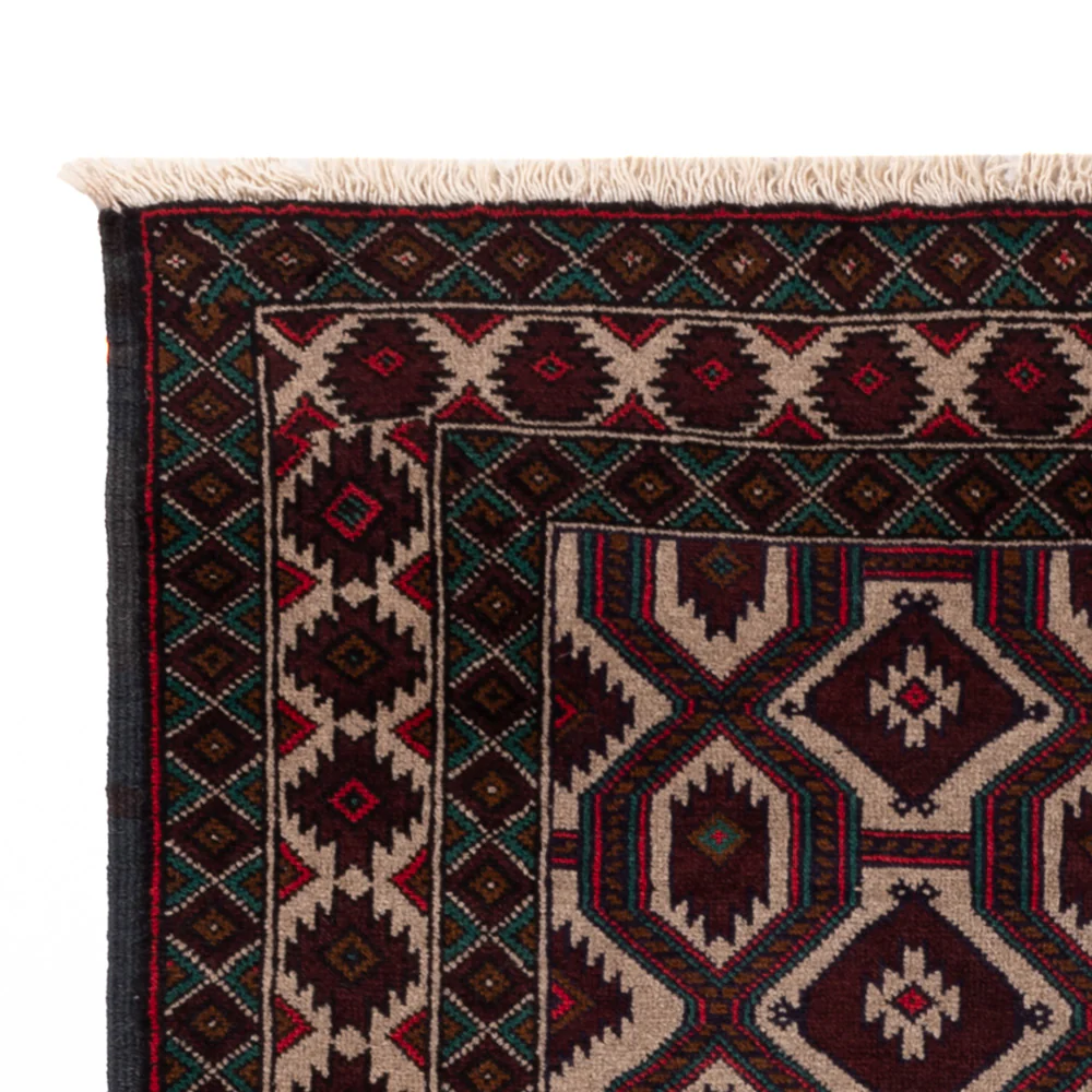 Belutsch Teppich - 140 x 90 cm - mehrfarbig - Image 3