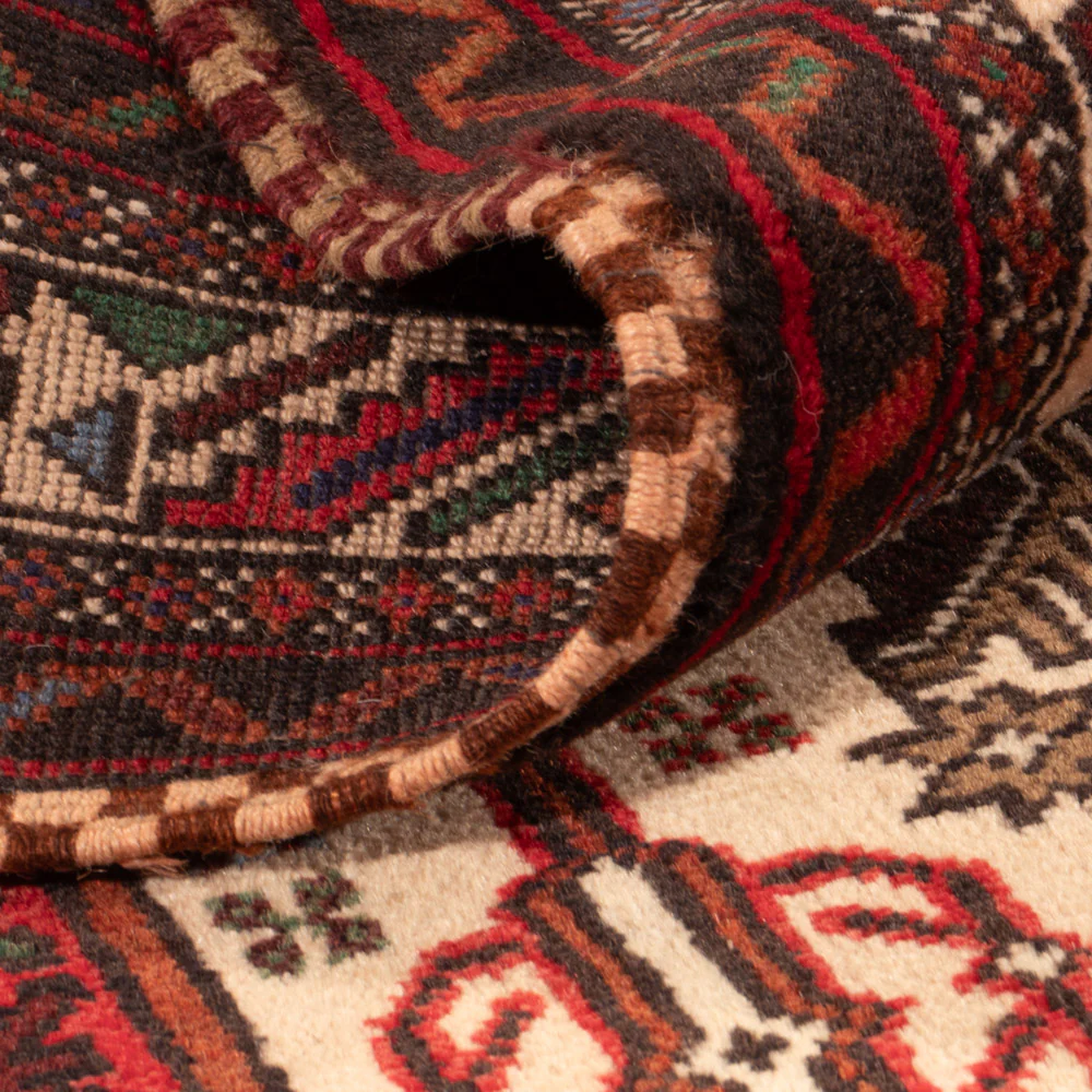 Belutsch Teppich - 140 x 90 cm - rot - Image 4
