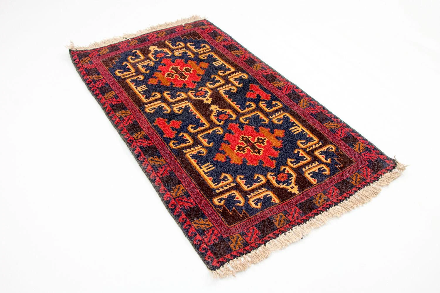 Belutsch Teppich 142 x 85 cm - mehrfarbig - Image 2