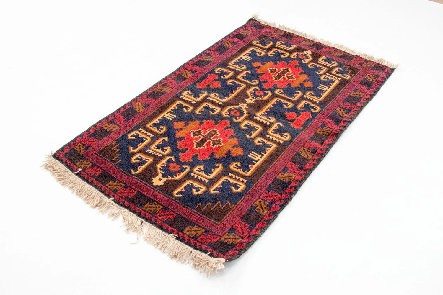 Belutsch Teppich 142 x 85 cm - mehrfarbig - Image 3