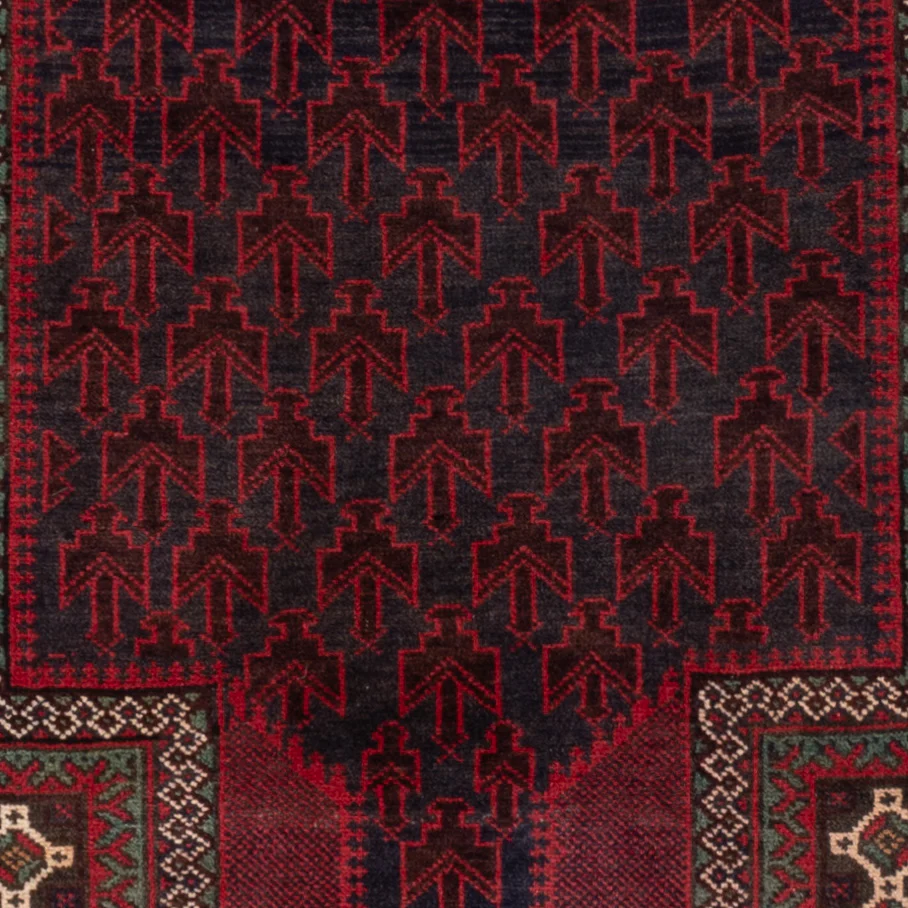 Belutsch Teppich - 152 x 88 cm - rot - Image 2