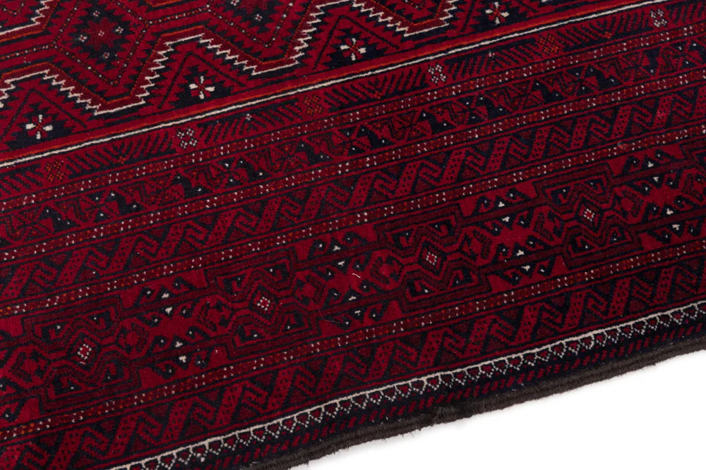 Belutsch Teppich - 165 x 100 cm - dunkelrot - Image 5