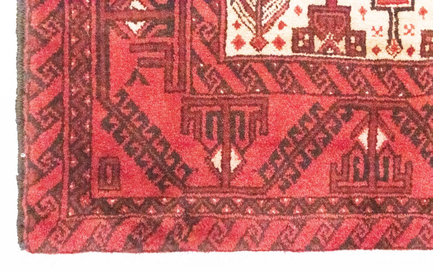 Belutsch Teppich 178 x 103 cm - rot - Image 3