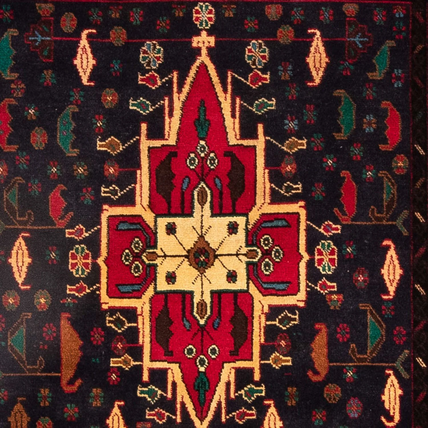 Belutsch Teppich 180 x 115 cm - dunkelblau - Image 2