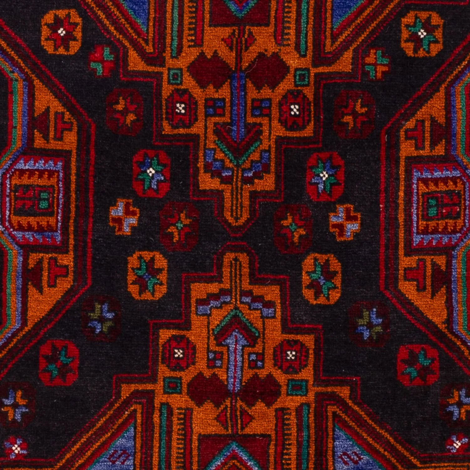 Belutsch Teppich - 183 x 123 cm - dunkelrot - Image 2