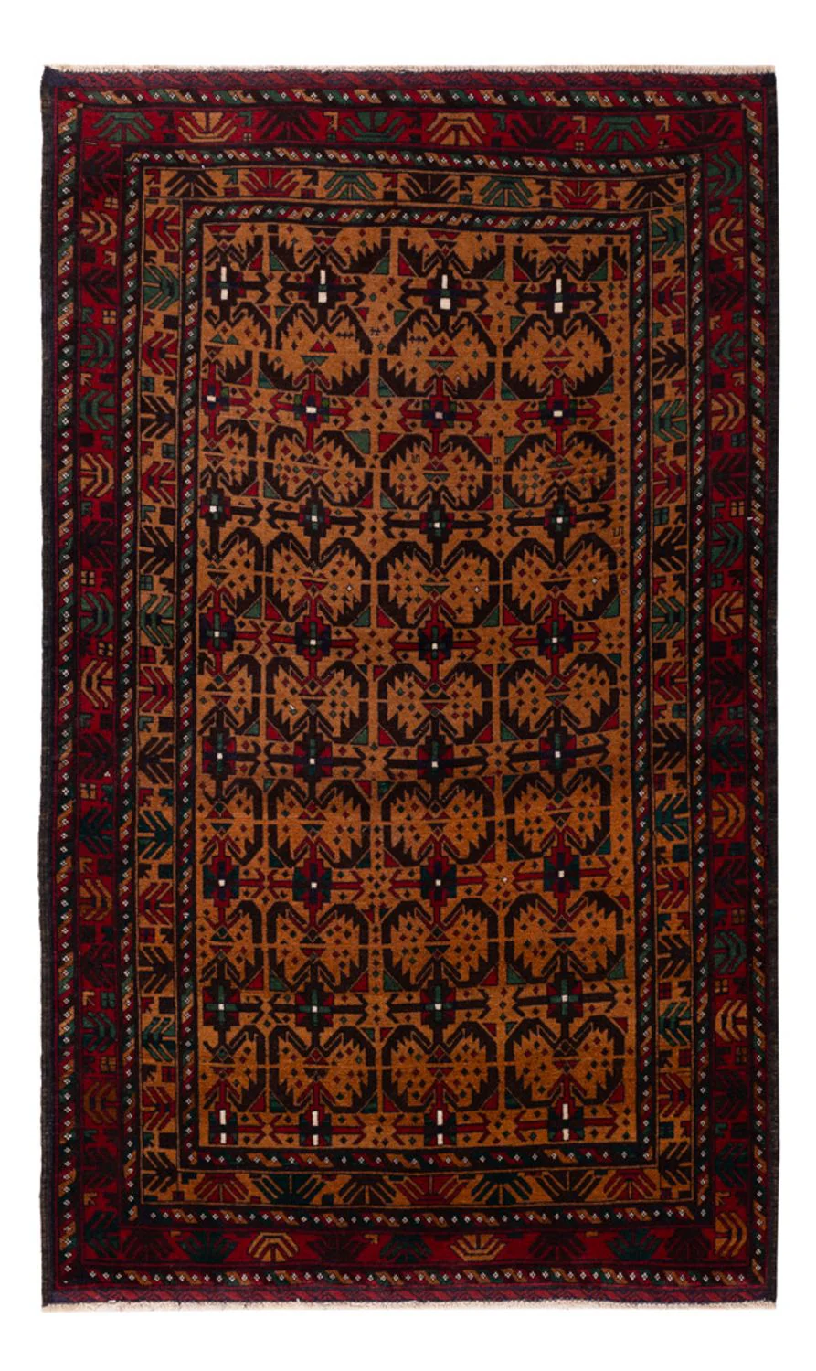 Belutsch Teppich - 184 x 105 cm - rost