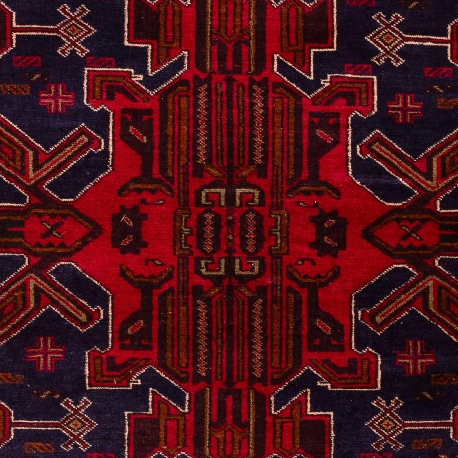 Belutsch Teppich - 184 x 116 cm - dunkelrot - Image 2