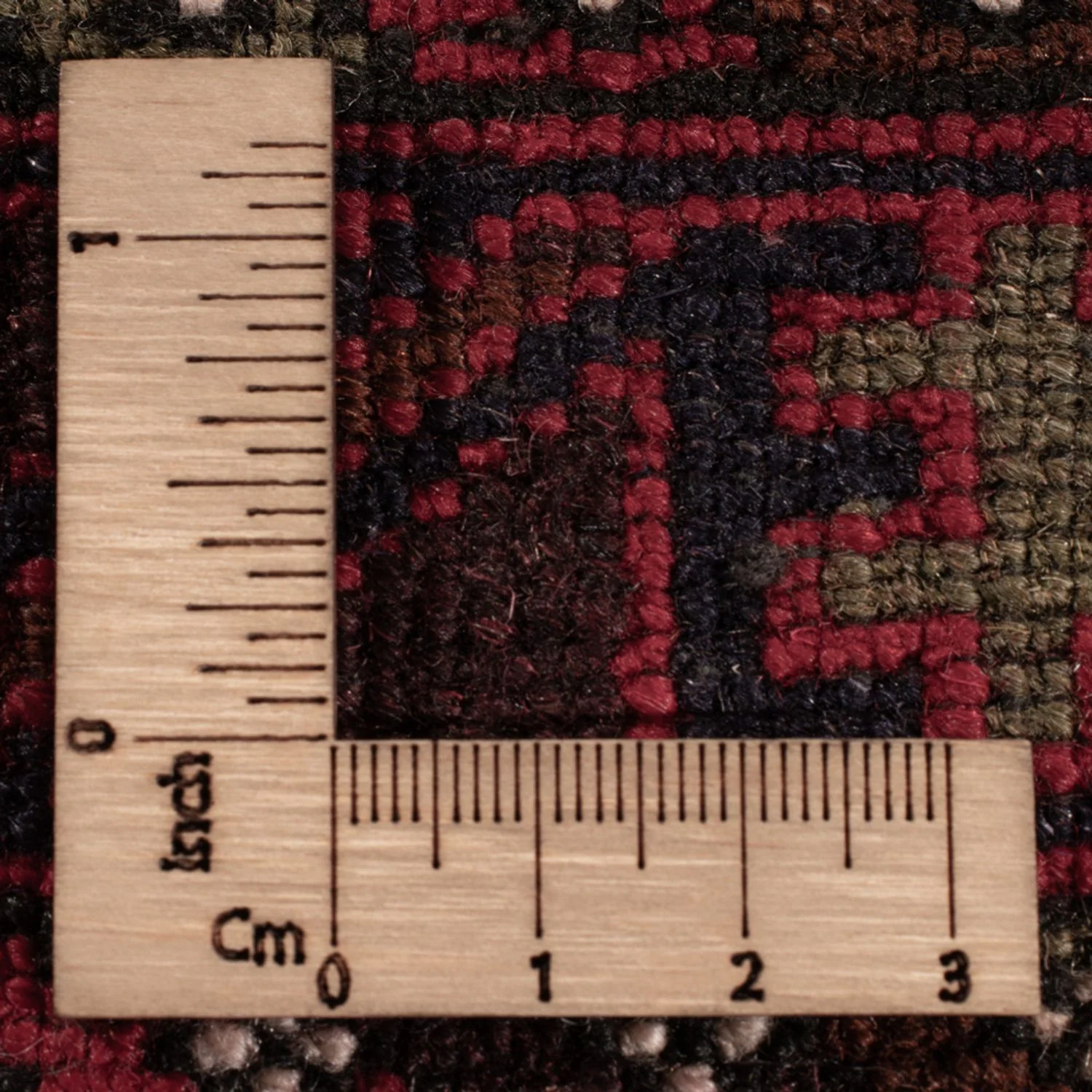 Belutsch Teppich - 184 x 116 cm - dunkelrot - Image 6