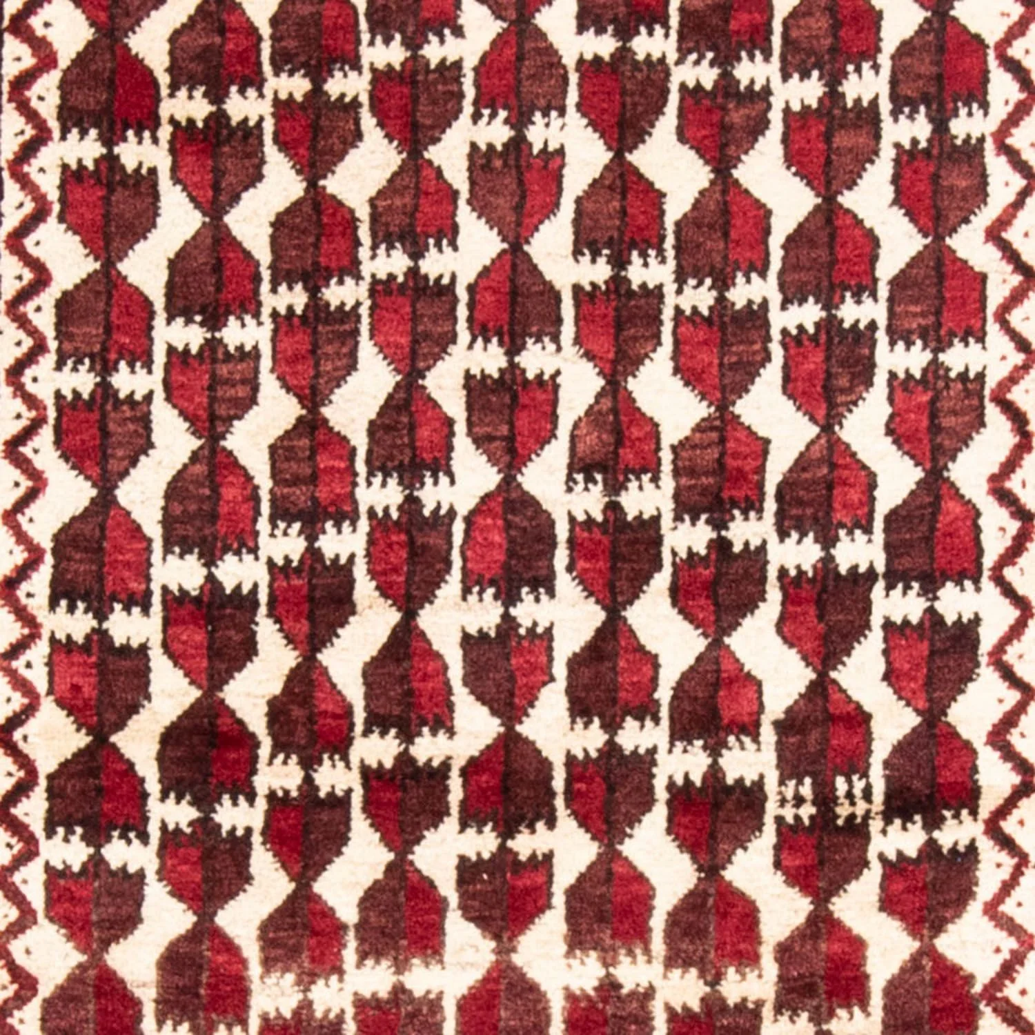 Belutsch Teppich 185 x 102 cm - dunkelrot - Image 2