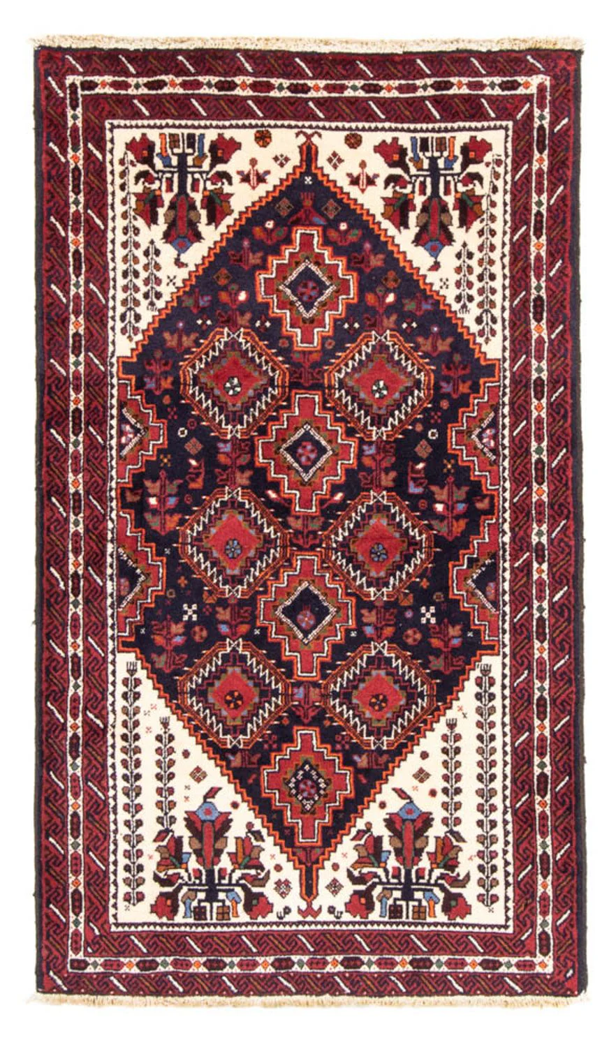 Belutsch Teppich 185 x 103 cm - dunkelblau