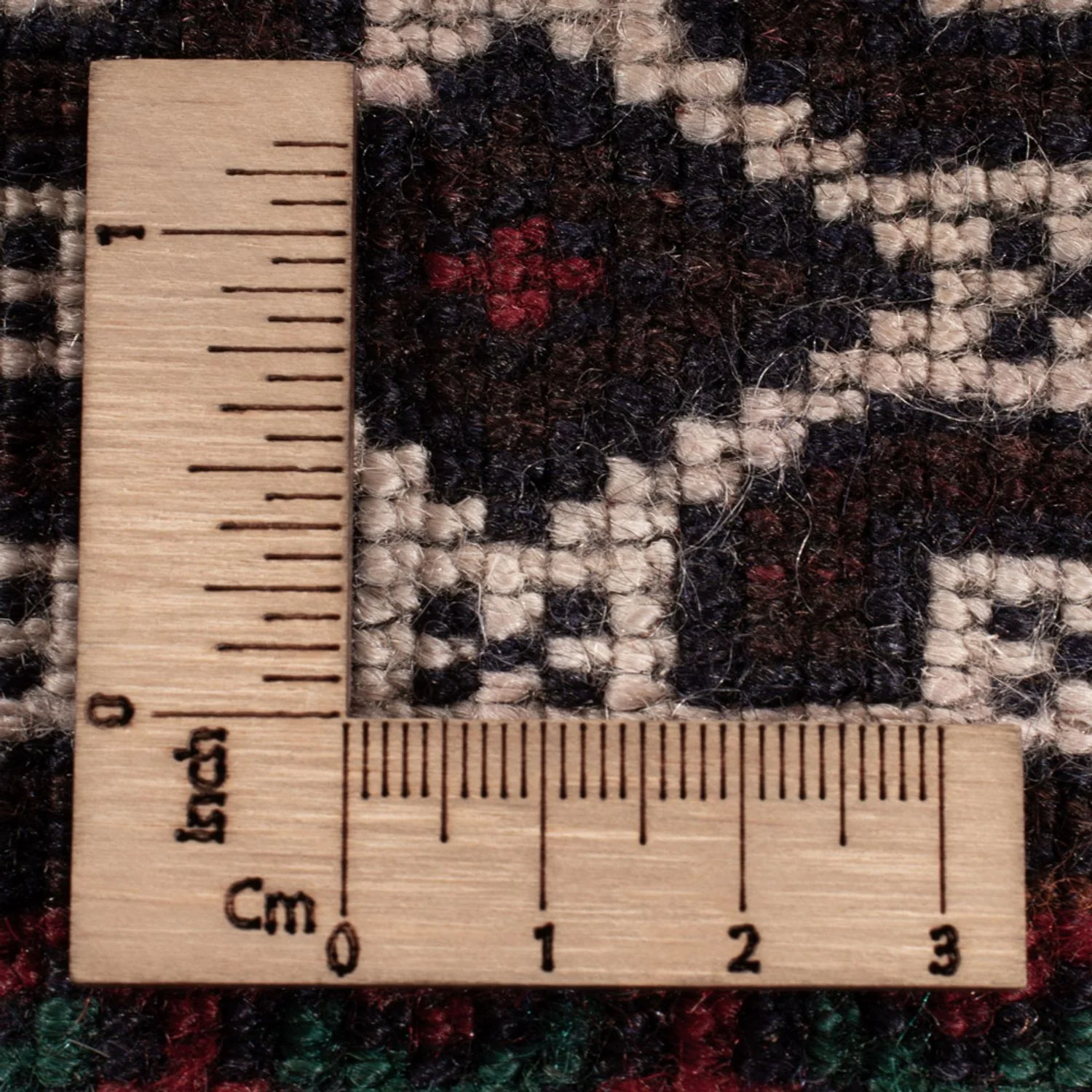 Belutsch Teppich - 185 x 119 cm - dunkelrot - Image 6