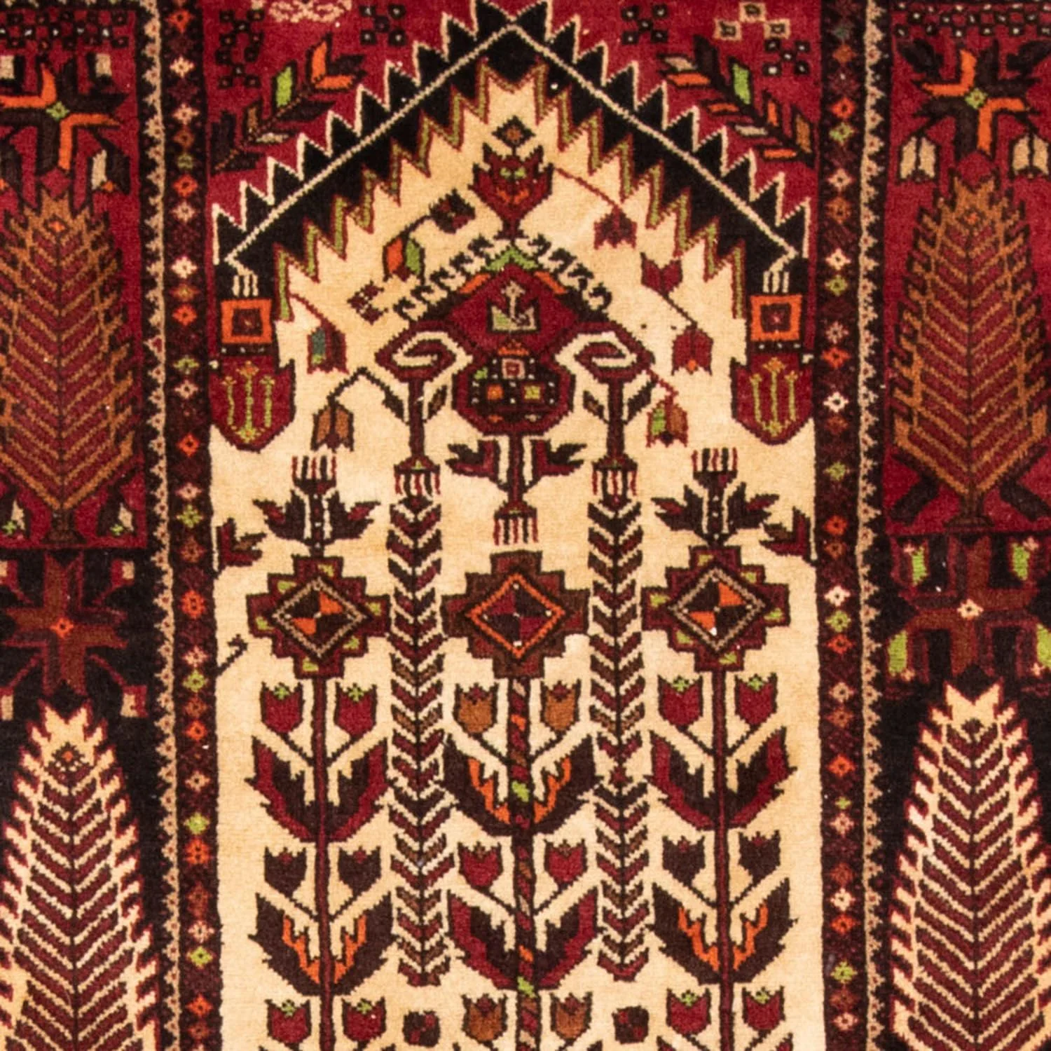 Belutsch Teppich 187 x 102 cm - rot - Image 2