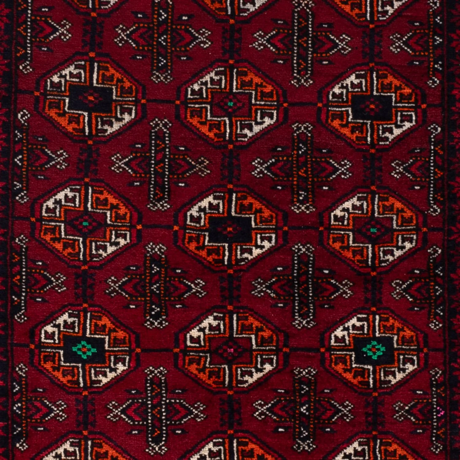 Belutsch Teppich - 190 x 111 cm - dunkelrot - Image 2