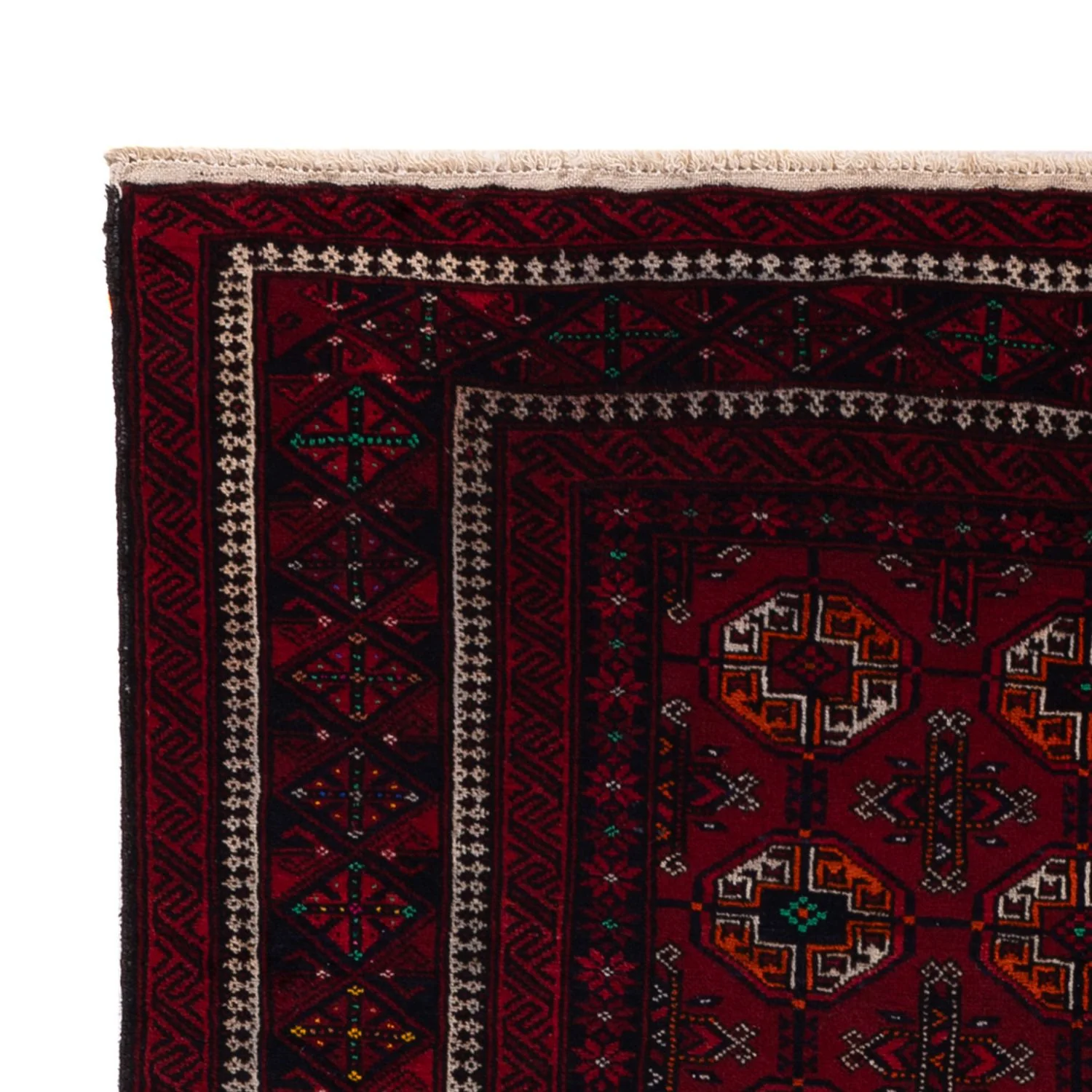 Belutsch Teppich - 190 x 111 cm - dunkelrot - Image 3