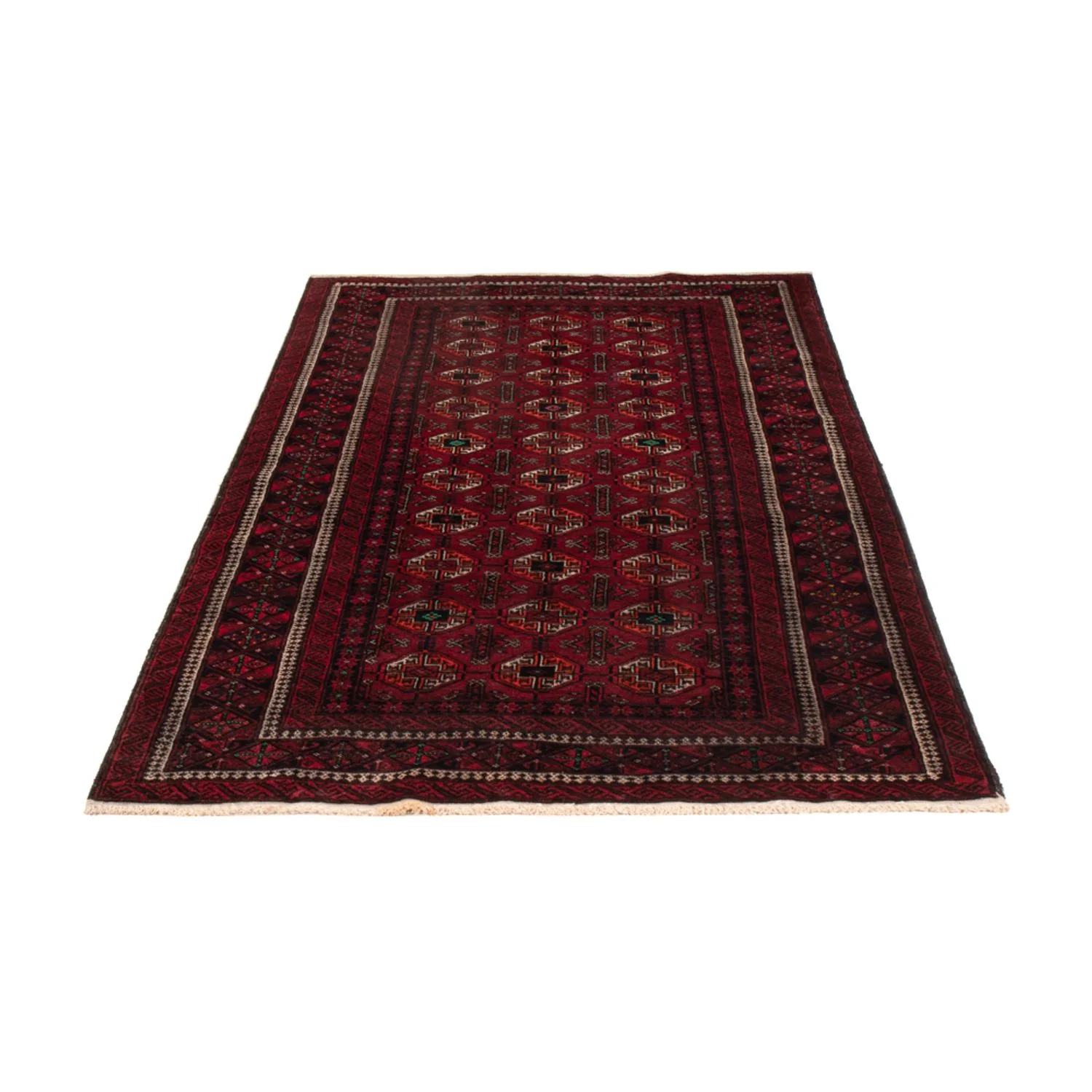 Belutsch Teppich - 190 x 111 cm - dunkelrot - Image 5
