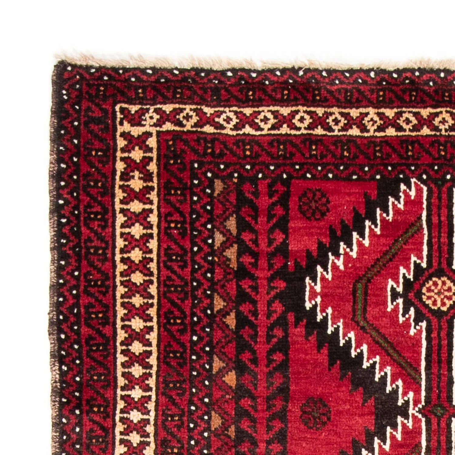 Belutsch Teppich 190 x 124 cm - mehrfarbig - Image 3