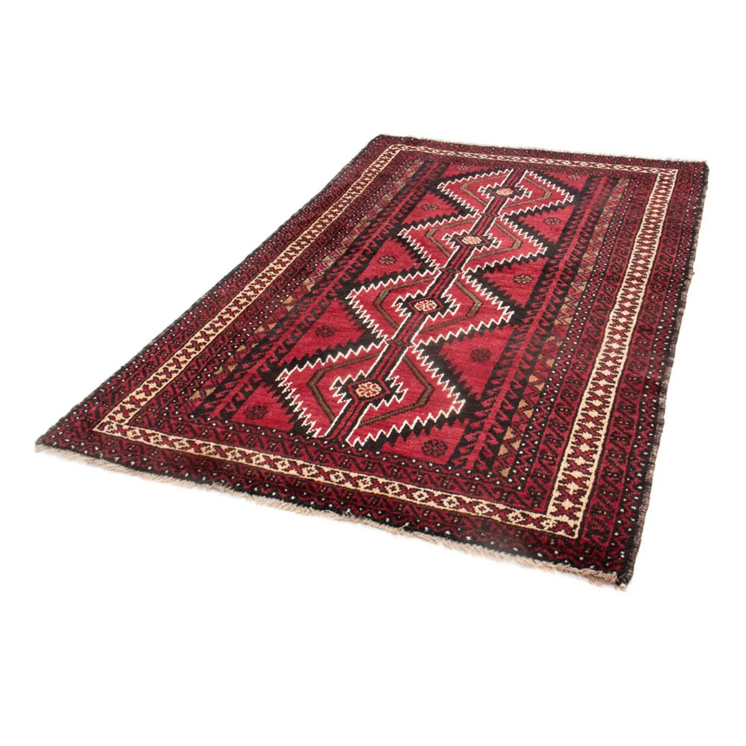 Belutsch Teppich 190 x 124 cm - mehrfarbig - Image 5