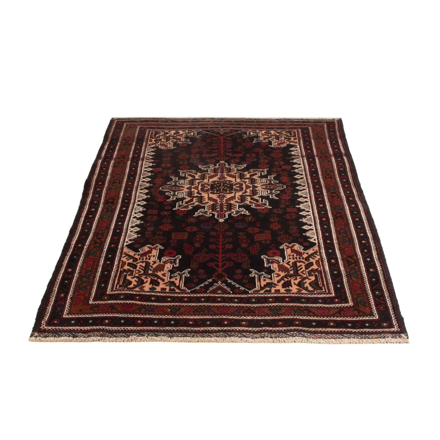 Belutsch Teppich - 193 x 118 cm - mehrfarbig - Image 5