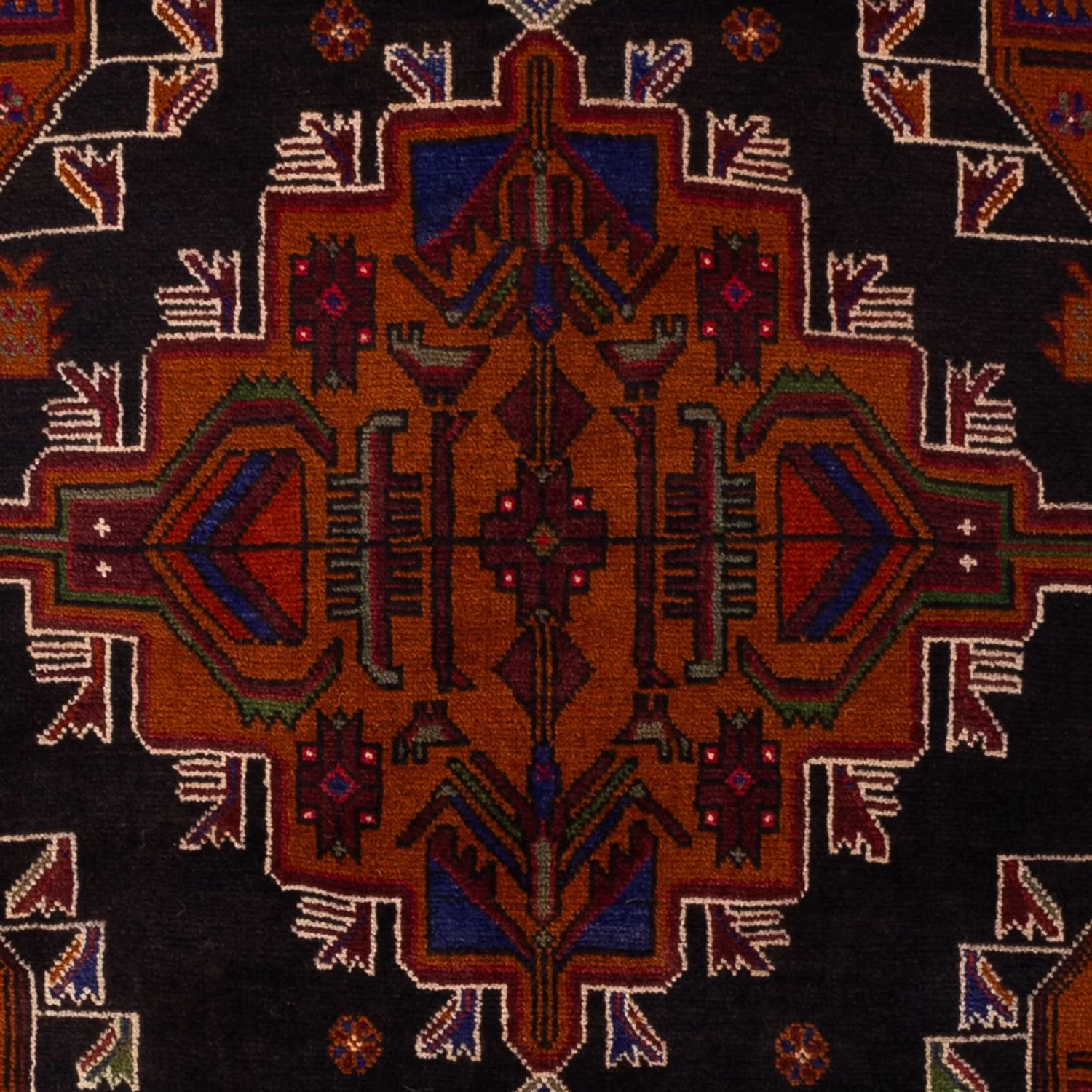 Belutsch Teppich - 193 x 130 cm - dunkelrot - Image 2