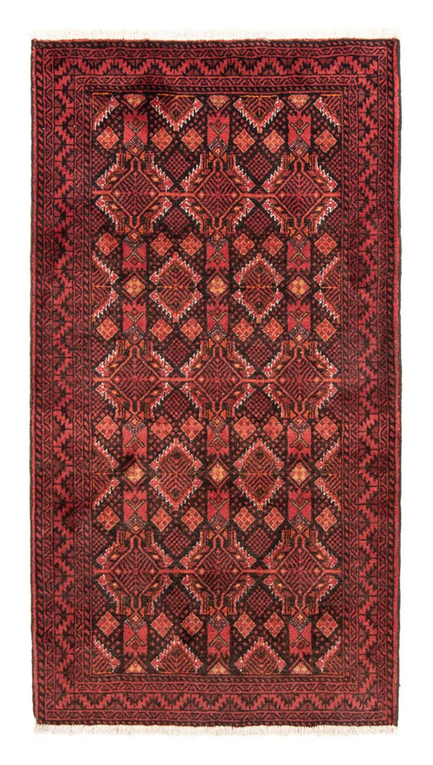Belutsch Teppich 194 x 101 cm - rot