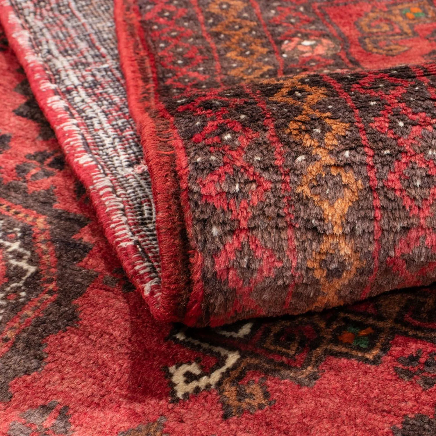 Belutsch Teppich 194 x 101 cm - rot - Image 4