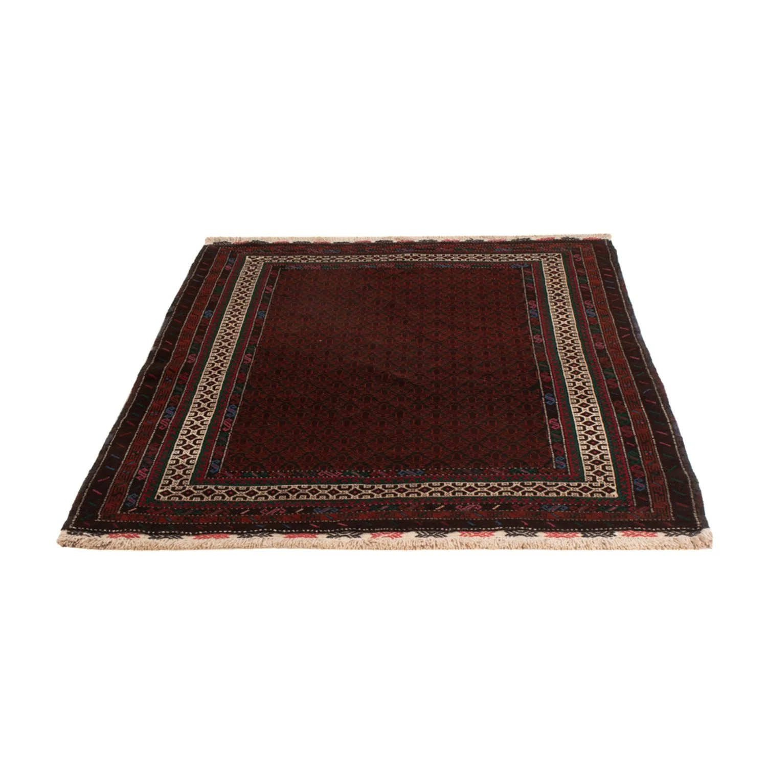 Belutsch Teppich - 194 x 123 cm - dunkelrot - Image 5