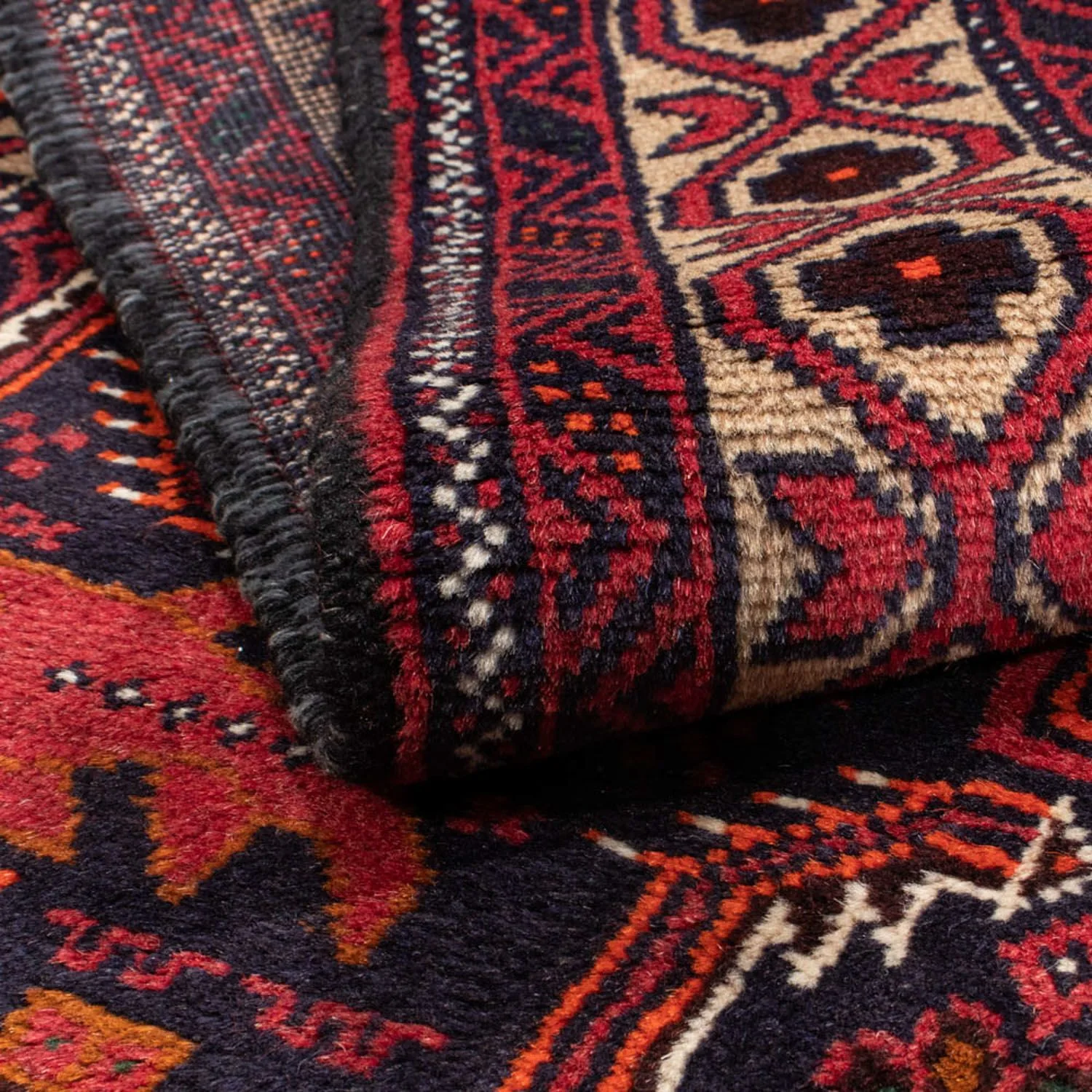 Belutsch Teppich 195 x 106 cm - rot - Image 4