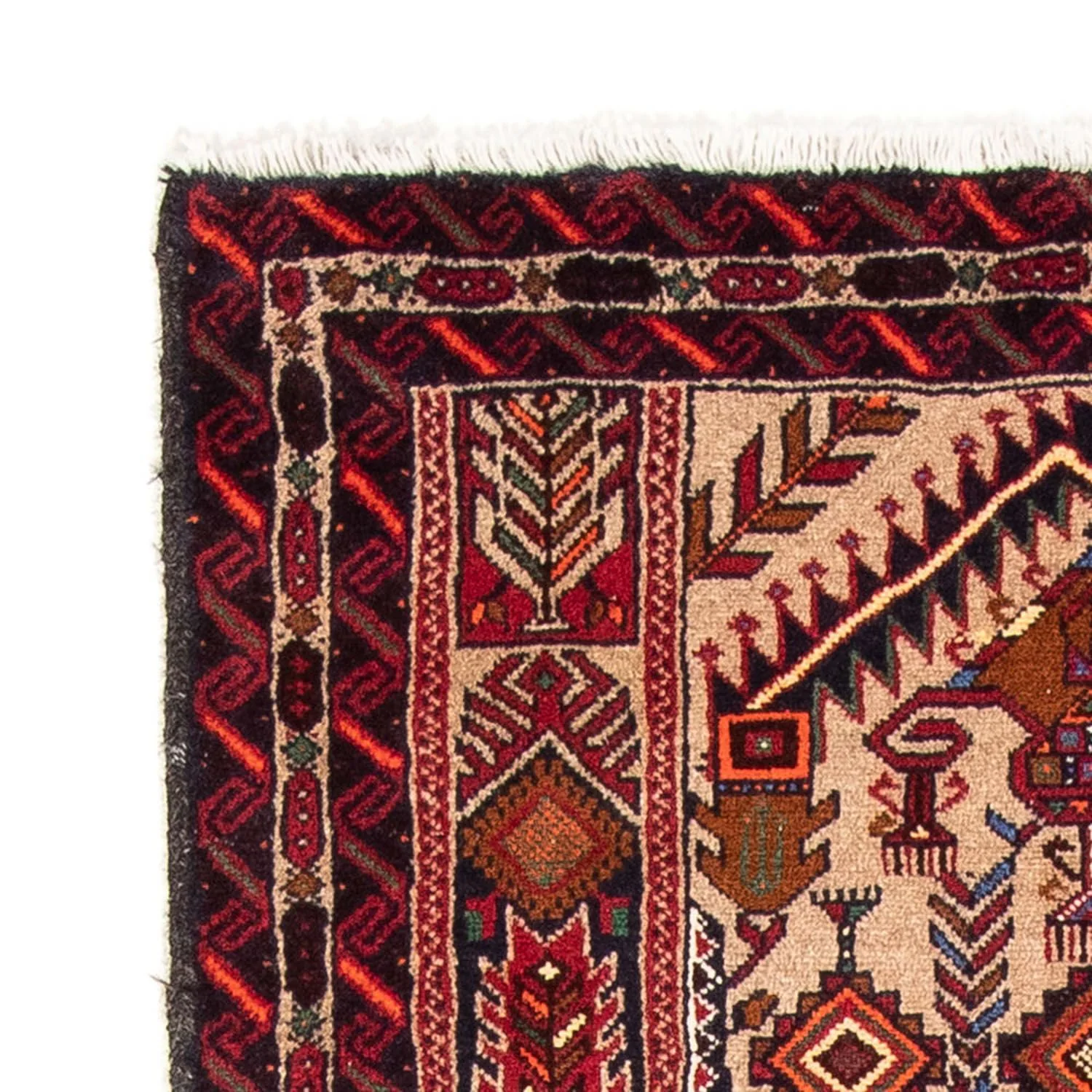 Belutsch Teppich 195 x 99 cm - mehrfarbig - Image 3