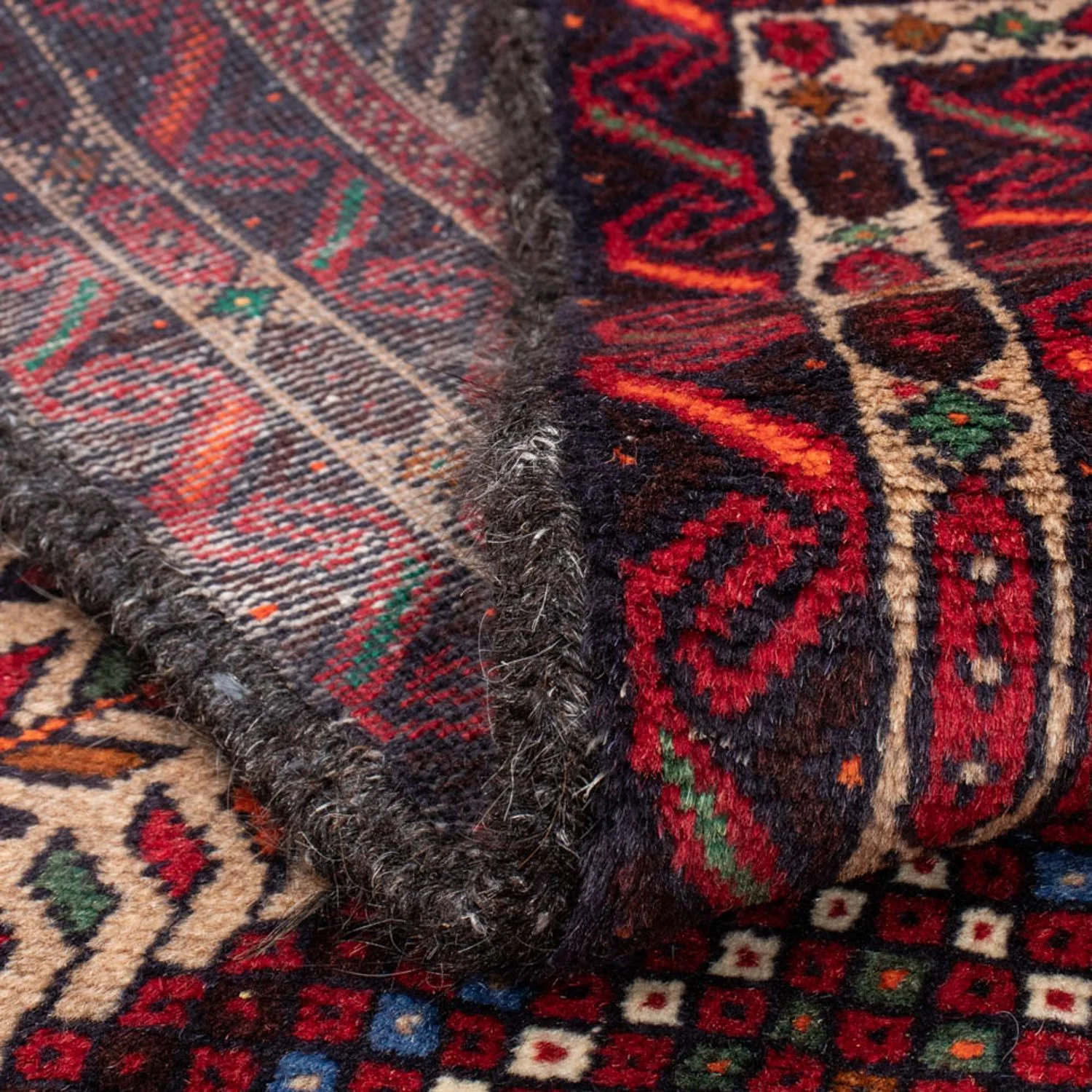 Belutsch Teppich 195 x 99 cm - mehrfarbig - Image 4