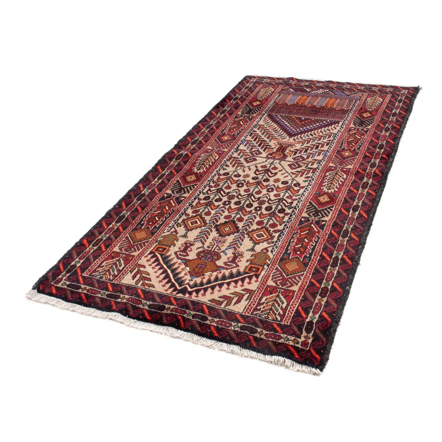 Belutsch Teppich 195 x 99 cm - mehrfarbig - Image 5