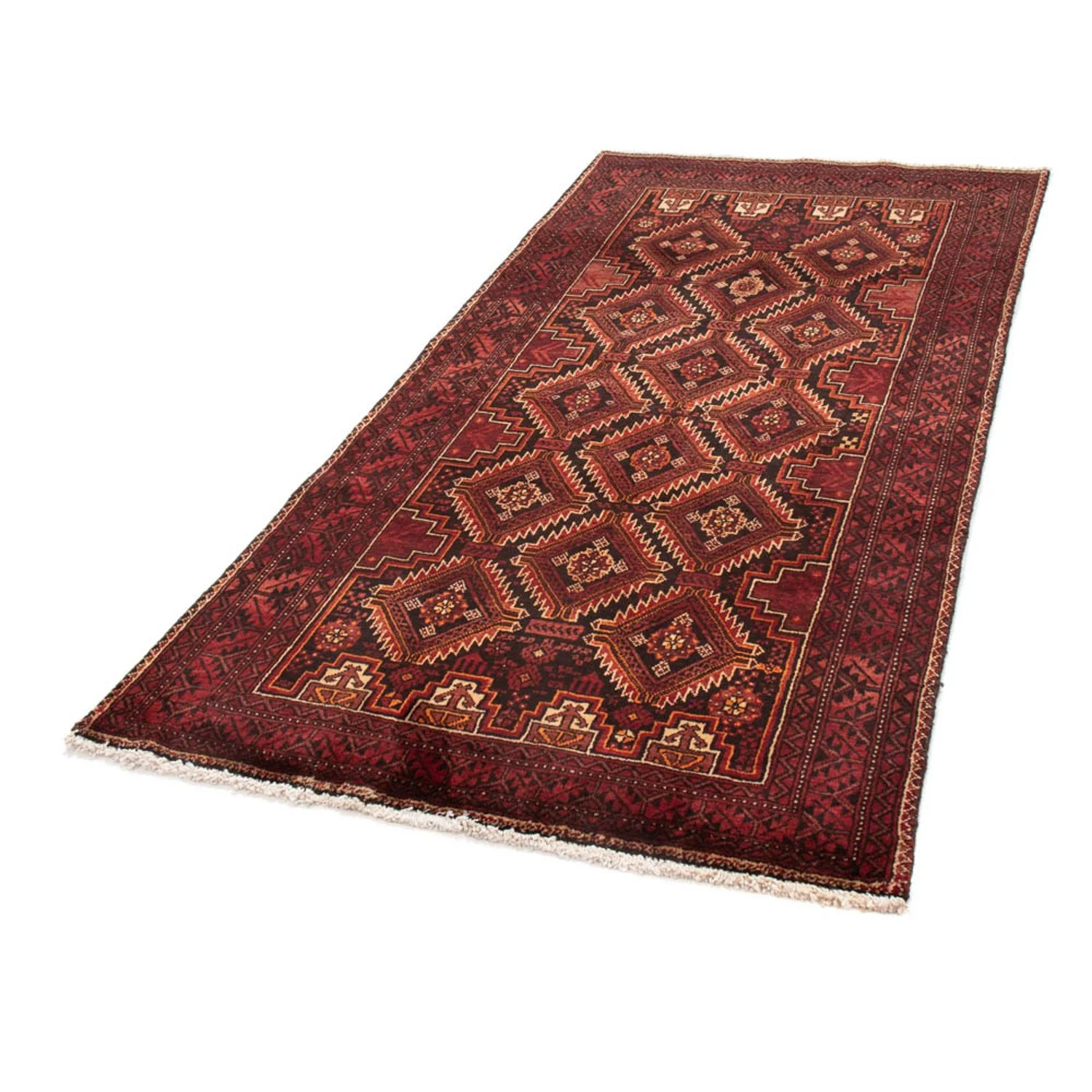Belutsch Teppich 196 x 97 cm - mehrfarbig - Image 4
