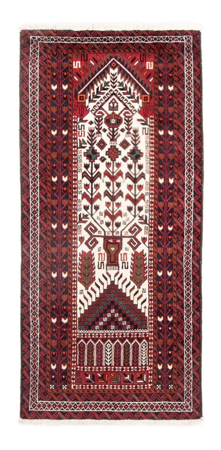 Belutsch Teppich 197 x 100 cm - beige
