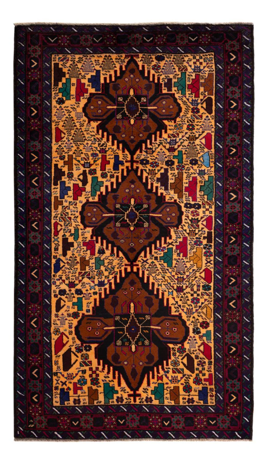 Belutsch Teppich 197x116cm - Orientteppich