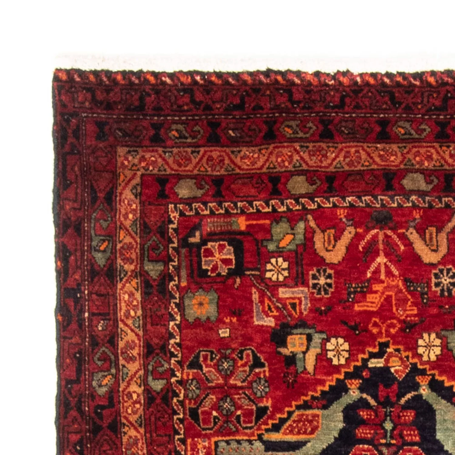 Belutsch Teppich 200 x 100 cm - rot - Image 3
