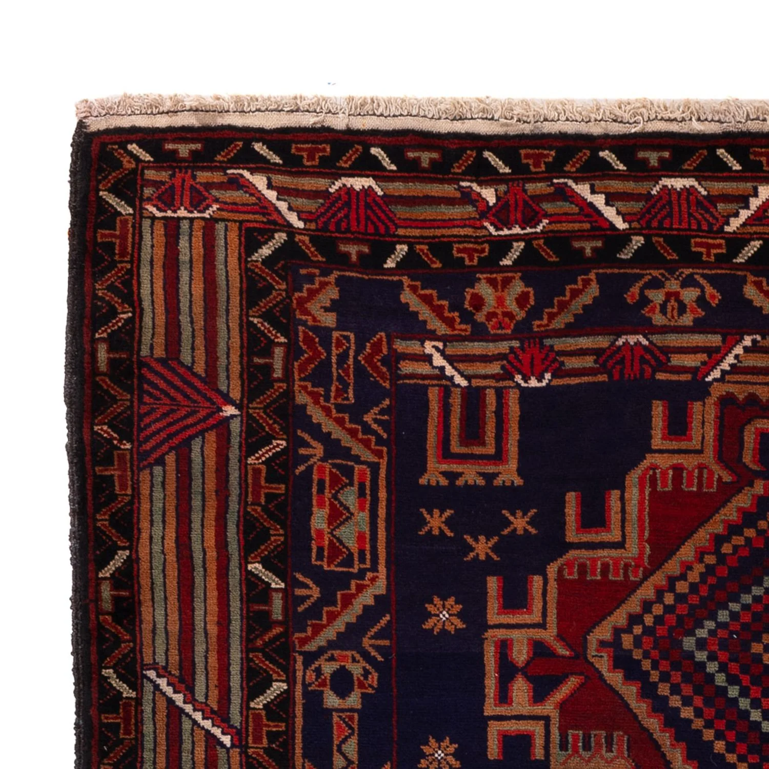 Belutsch Teppich - 200 x 122 cm - dunkelrot - Image 3