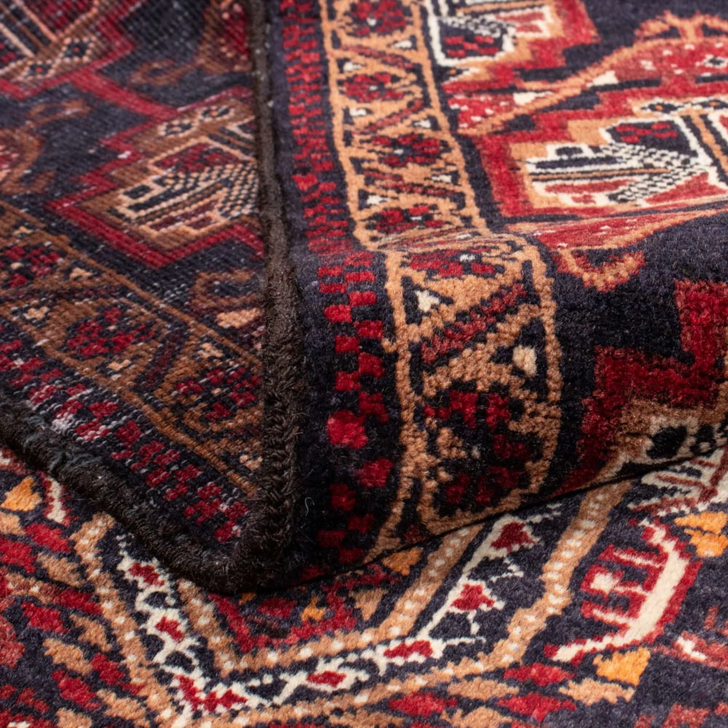 Belutsch Teppich 201 x 111 cm - mehrfarbig - Image 4