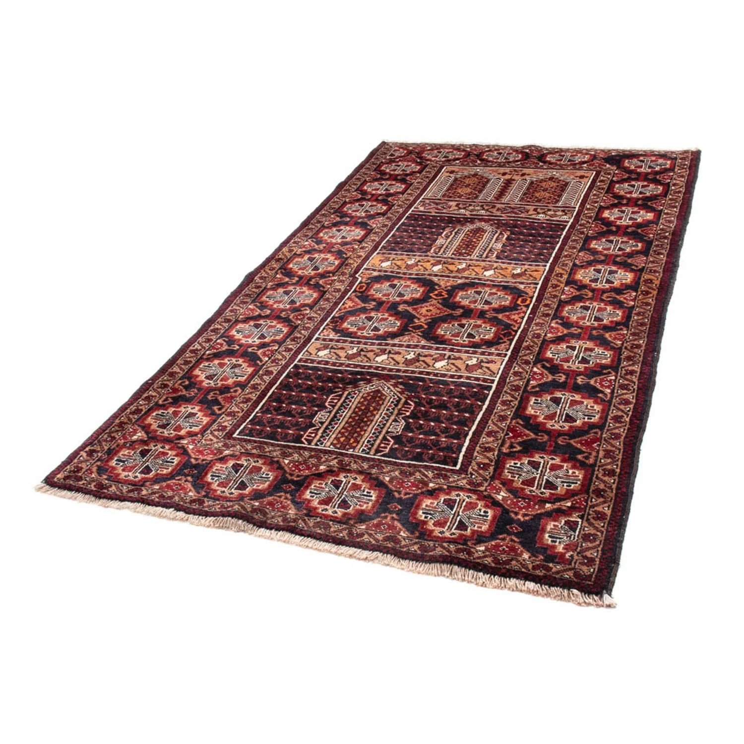 Belutsch Teppich 201 x 111 cm - mehrfarbig - Image 5